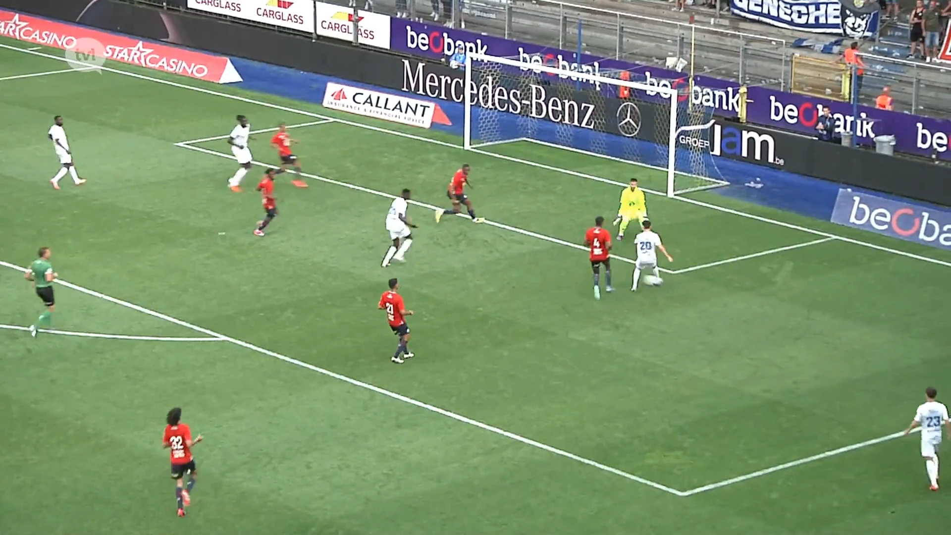 Racing Genk lijkt klaar voor competitiestart na 2-2 tegen Lille in galawedstrijd
