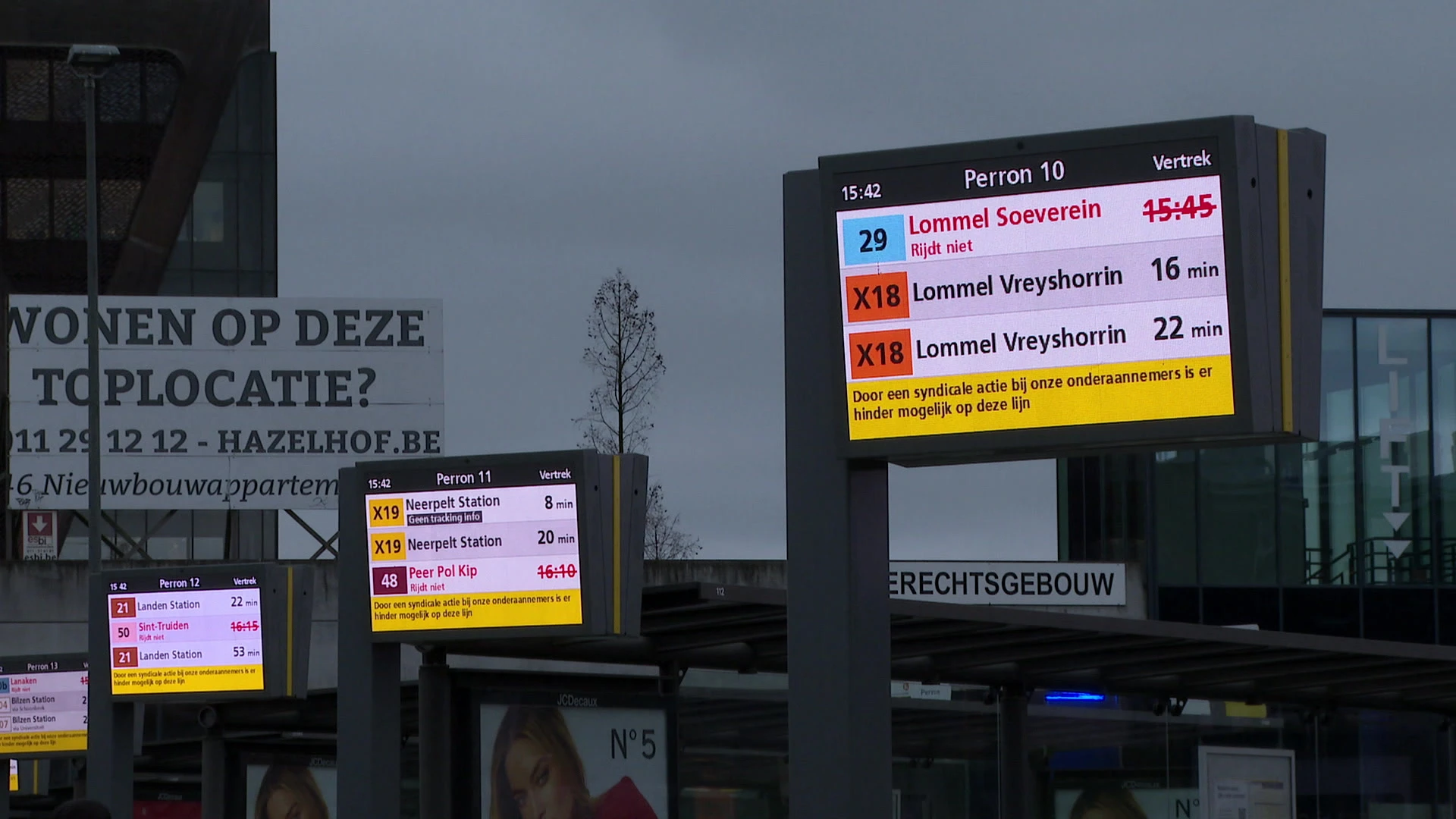 Vakbonden van De Lijn staken op woensdag 12 maart