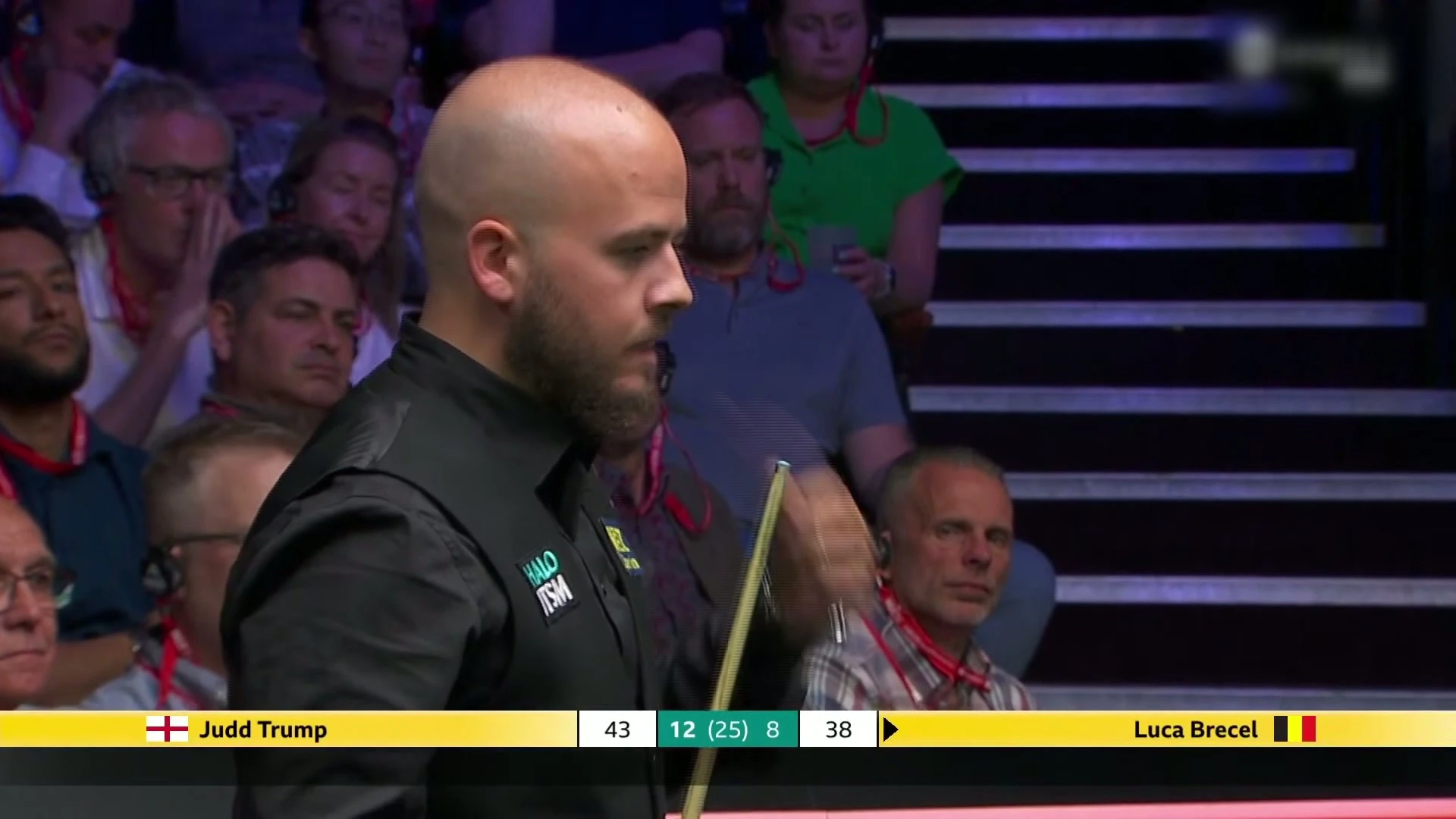 Luca Brecel strandt in kwartfinale WK snooker