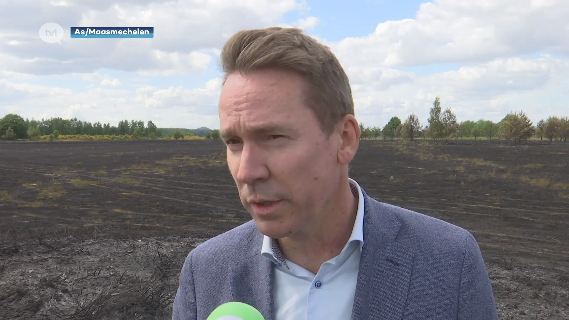 Natuurminister Jo Brouns bezoekt rampgebied en kondigt opleiding natuurbrandbeheersing aan