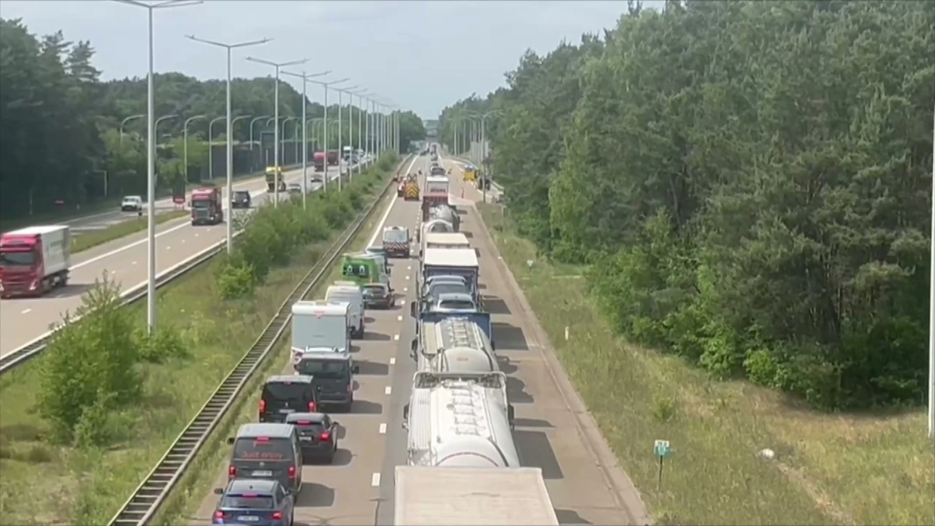Ongeval op E314 zorgt voor lange file in Genk