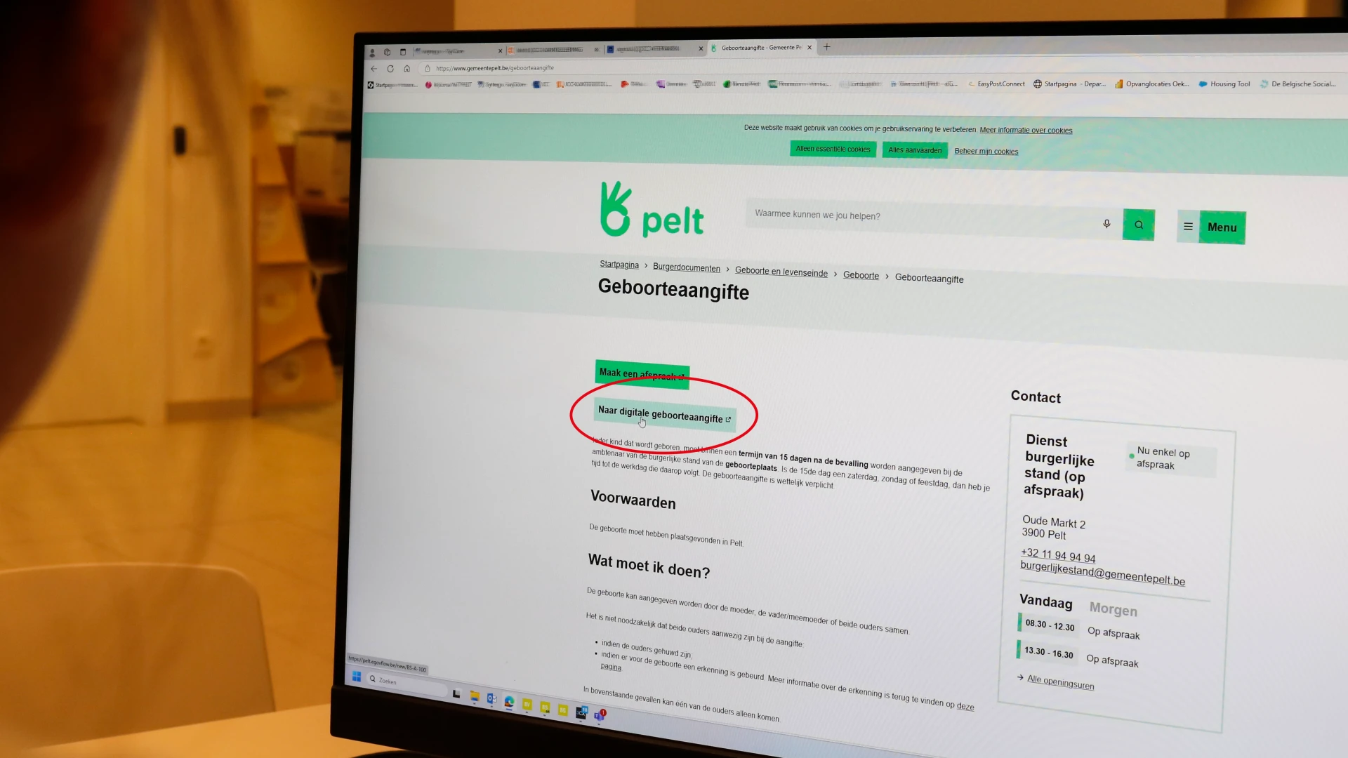In Pelt kan je geboorte voortaan online aangeven