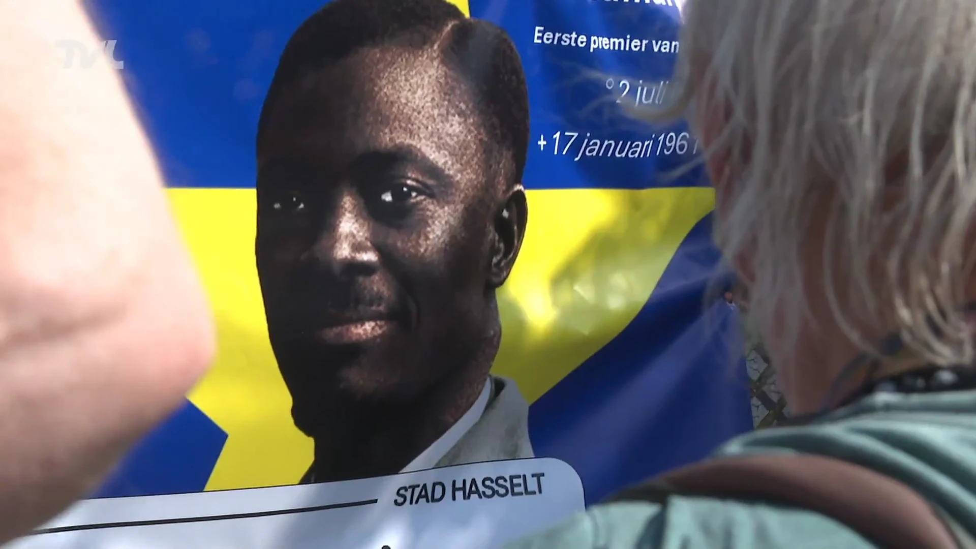 100 jaar na zijn geboorte dopen actievoerders in Hasselt Congoplein om tot Patrice Lumumbaplein