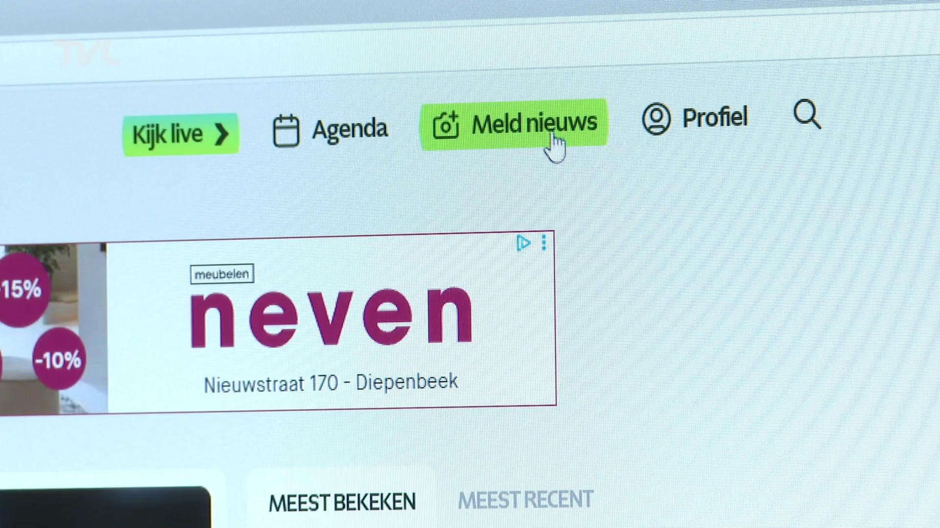 Via deze weg kan je zelf nieuws melden aan de TVL-redactie