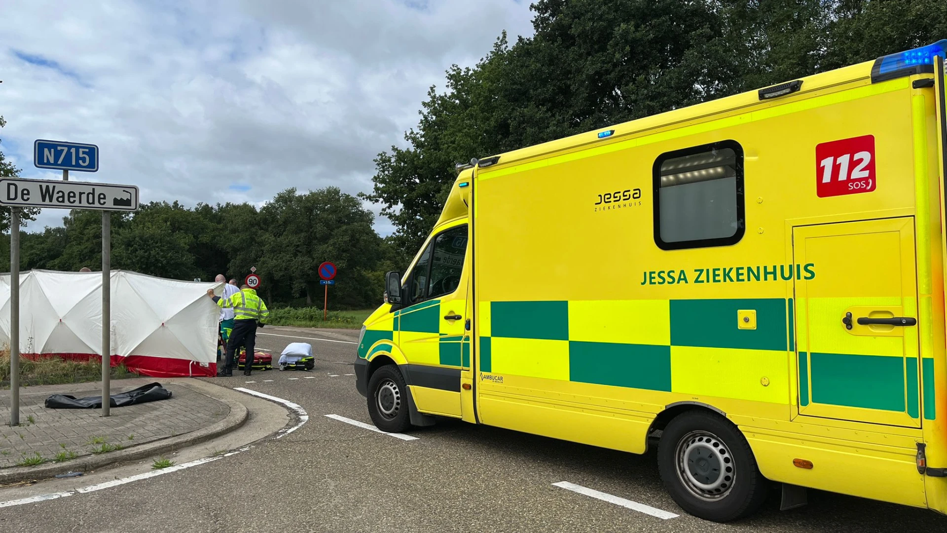 Zwaargewonde bij ongeval in Zonhoven