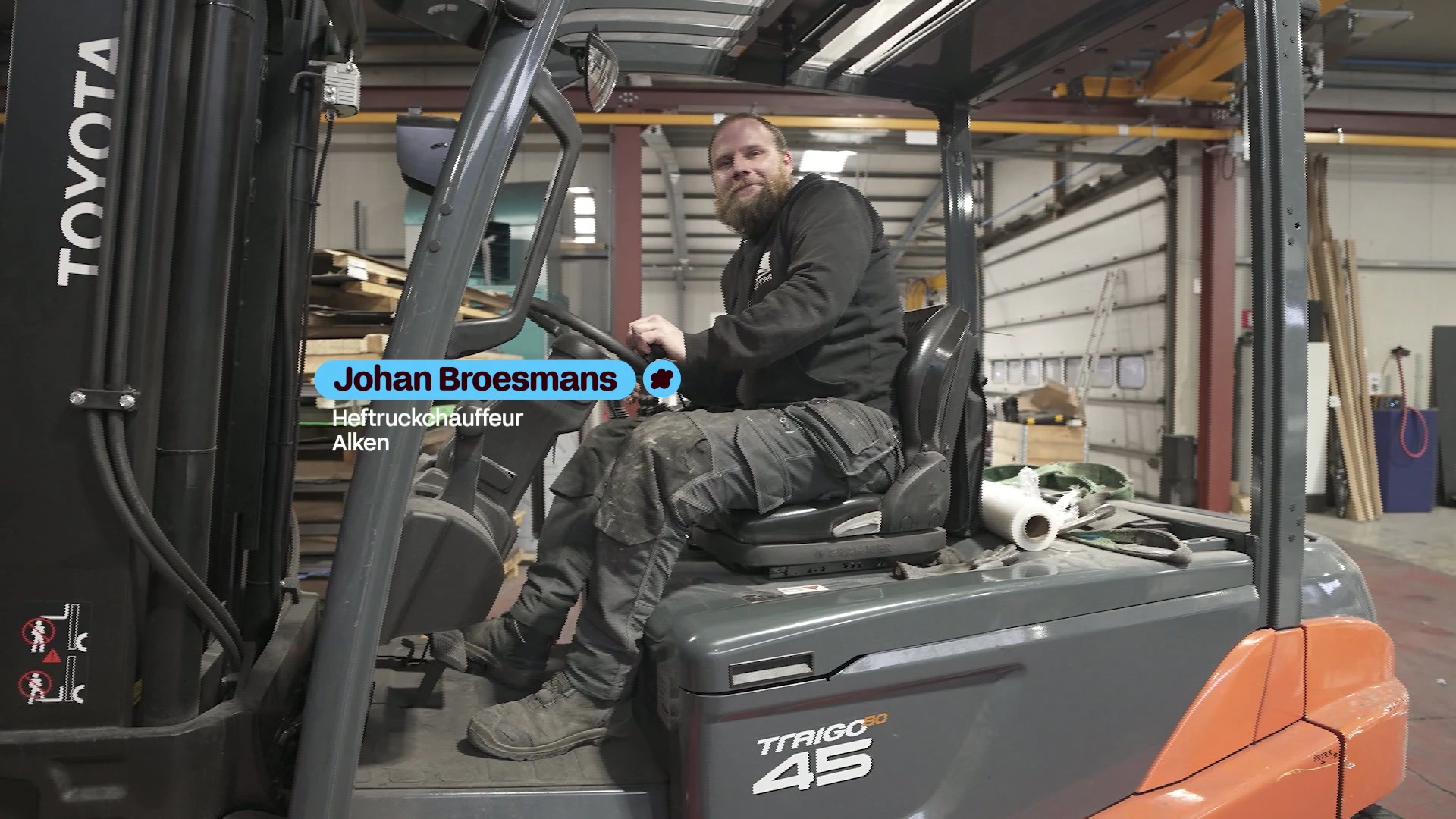 Hoofdafbeelding voor artikel Johan Broesmans HEFTRUKCHAUFFEUR