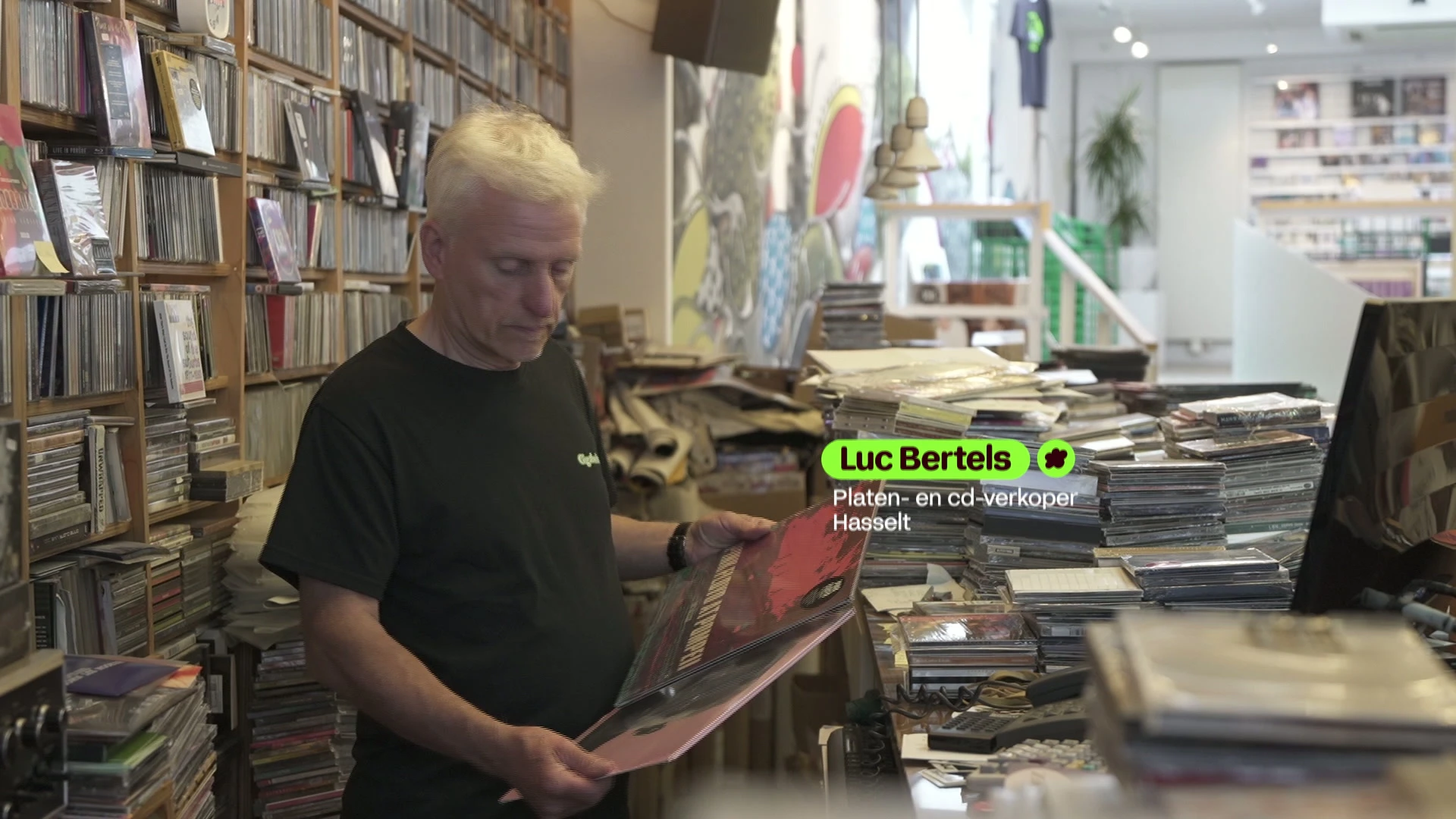 Luc Bertels Platen- en cd-verkoper Hasselt