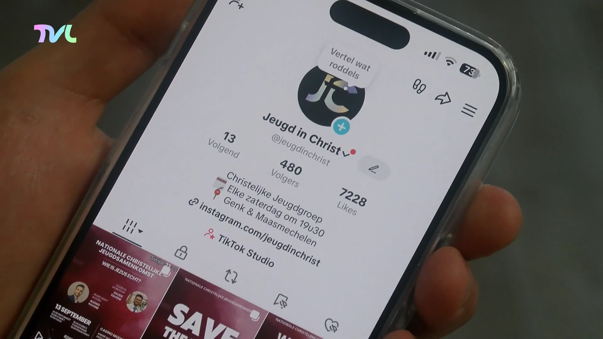Pastor in Genk wint zieltjes van jongeren via TikTok