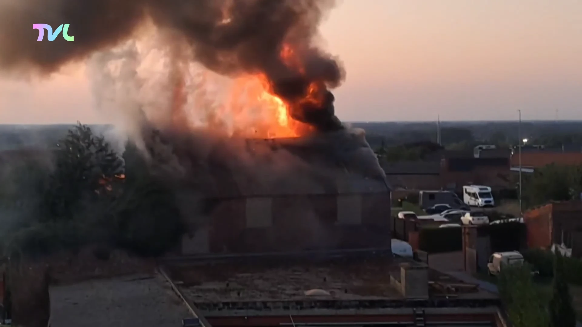 Asbestgevaar na uitslaande brand in centrum Borgloon