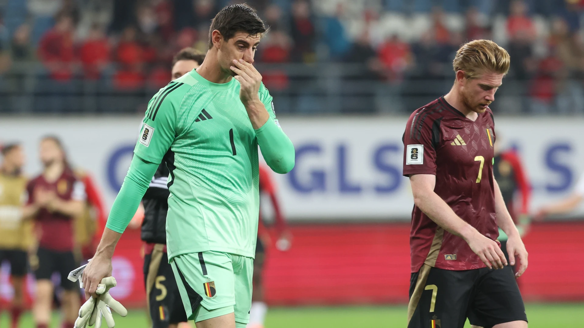 Hoofdafbeelding voor artikel Geen Courtois tijdens de interlands…