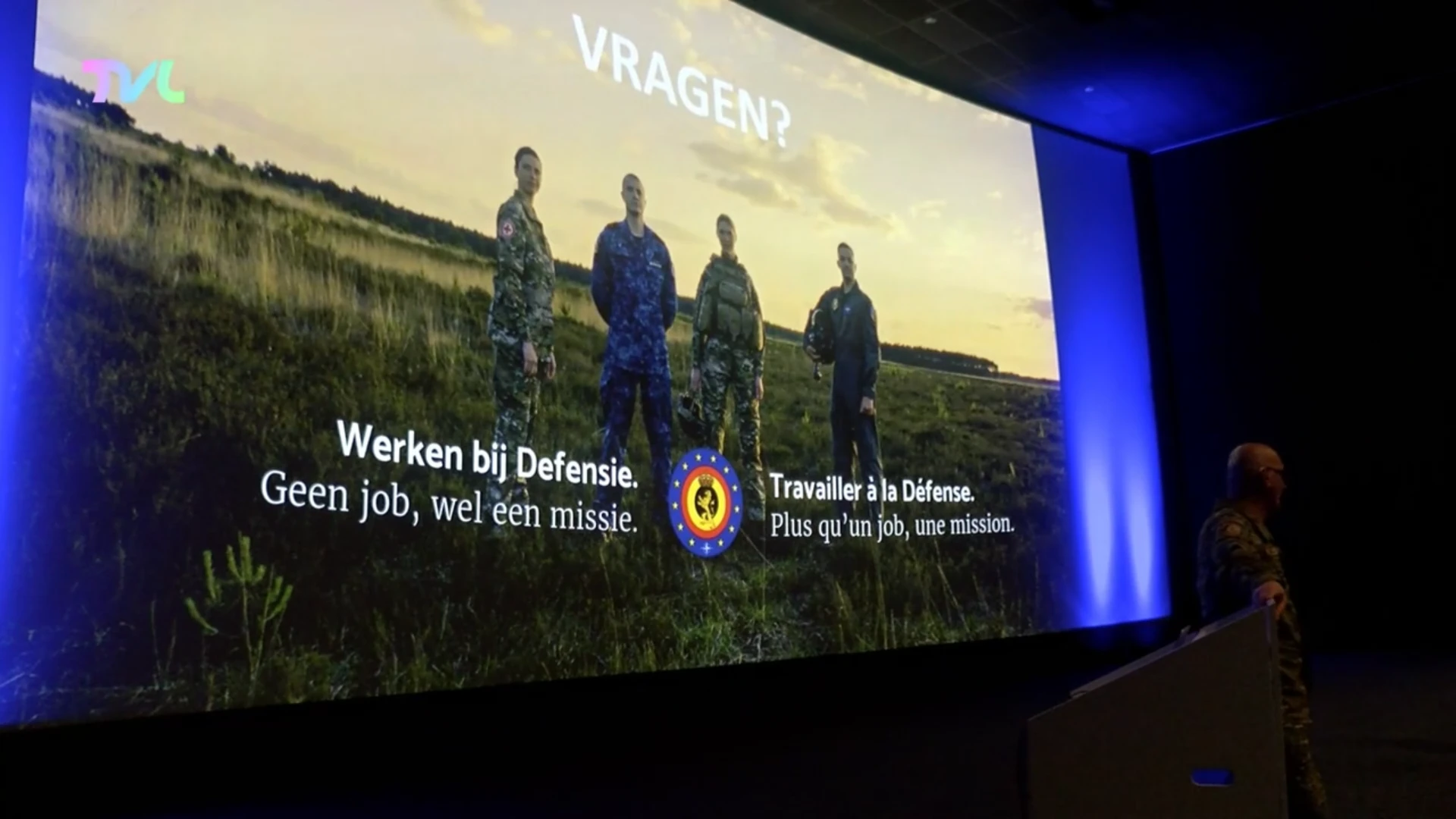 Hoofdafbeelding voor artikel Infosessie defensie lokt 520…