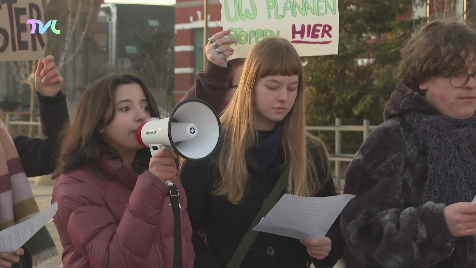 Hoofdafbeelding voor artikel Tachtigtal scholieren staakt…