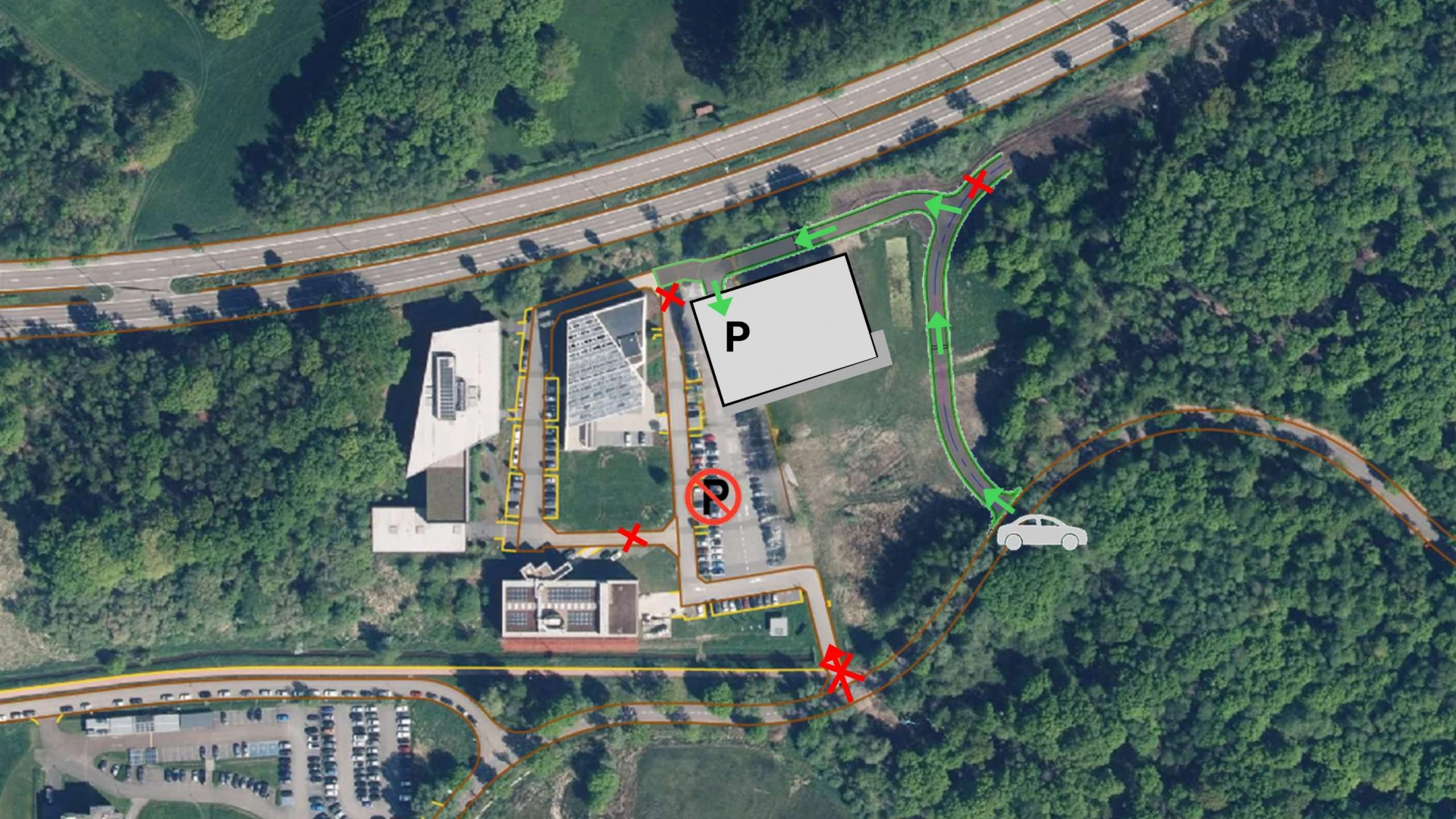 Hoofdafbeelding voor artikel Verkeerswijziging aan Bouwcampus…