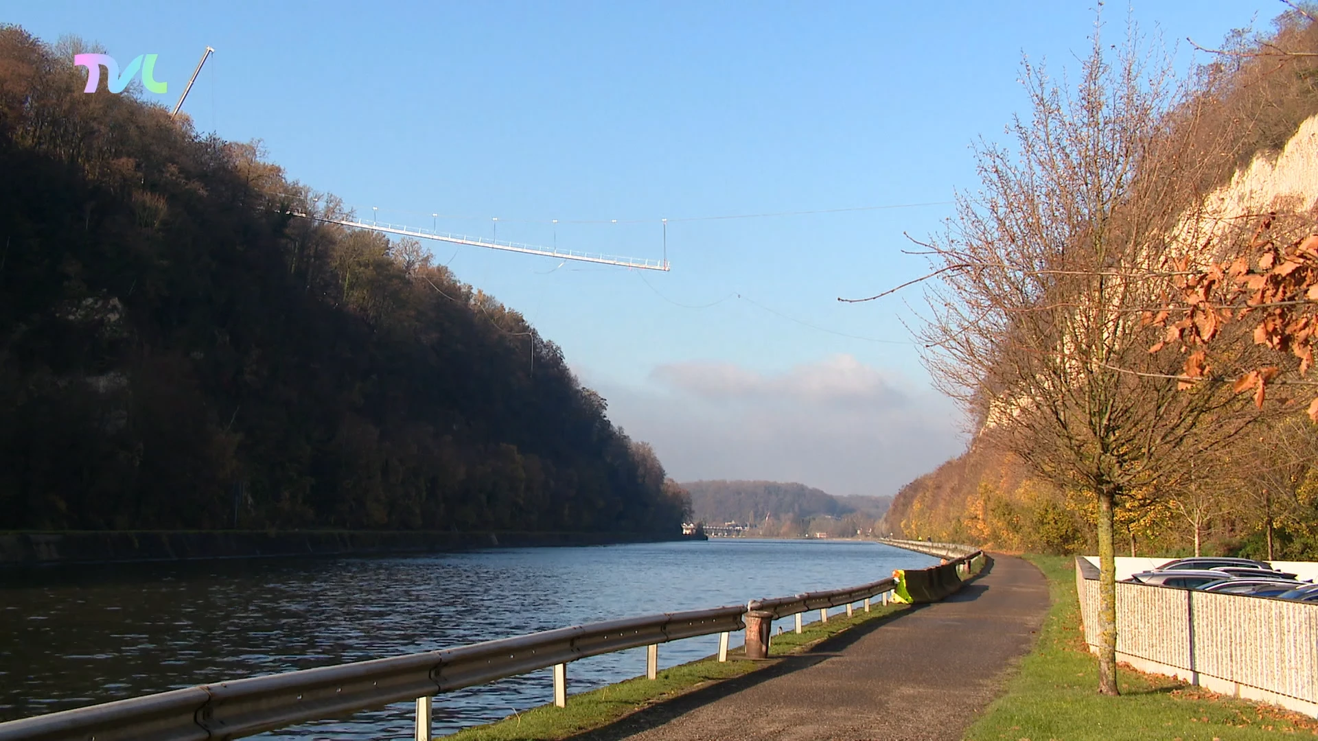 Hoofdafbeelding voor artikel Nieuwe wandelbrug over Albertkanaal…