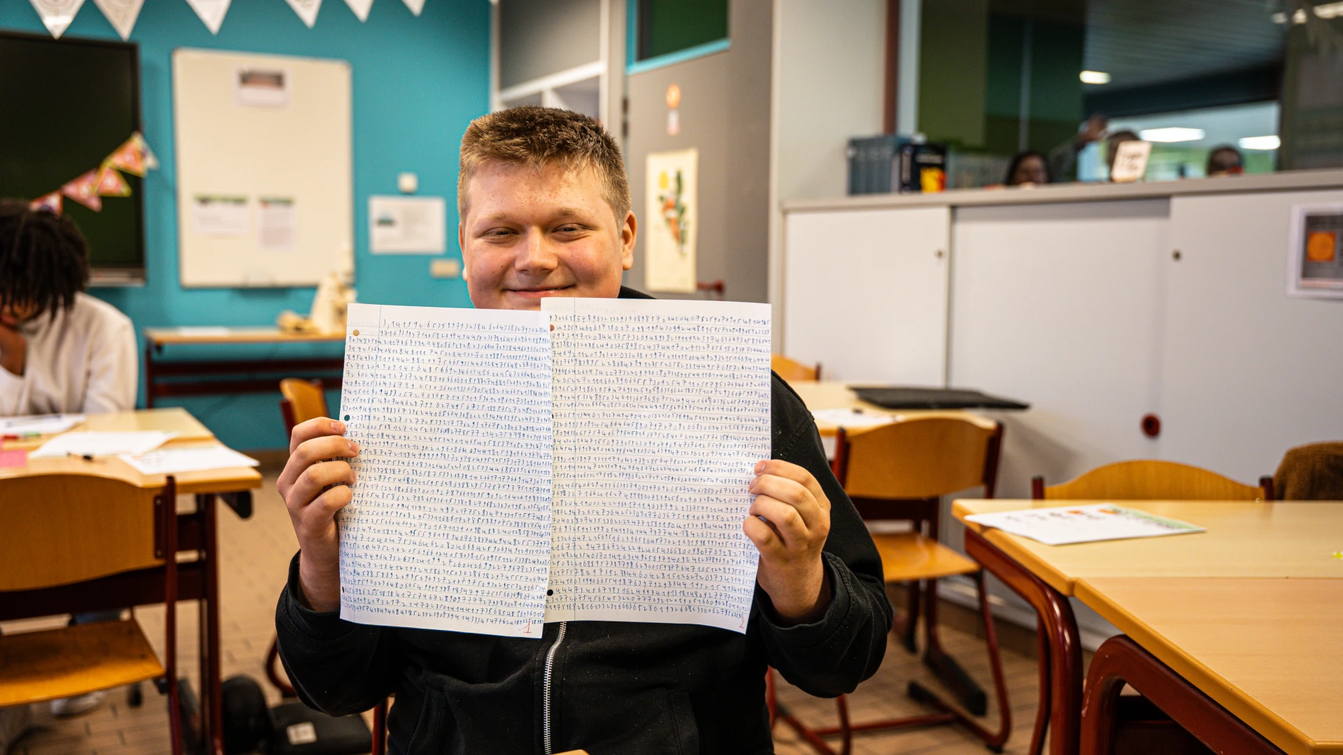 Timo uit Sint-Truiden kent het getal pi tot 5.504 decimalen na de komma