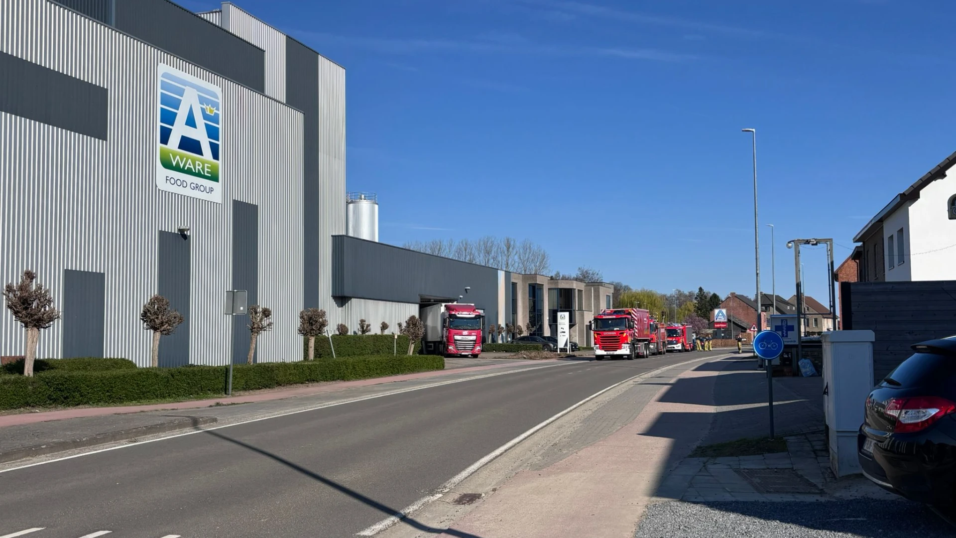 Chemisch lek bij melkbedrijf Limelco in Zonhoven: Genkerbaan afgesloten, perimeter ingesteld