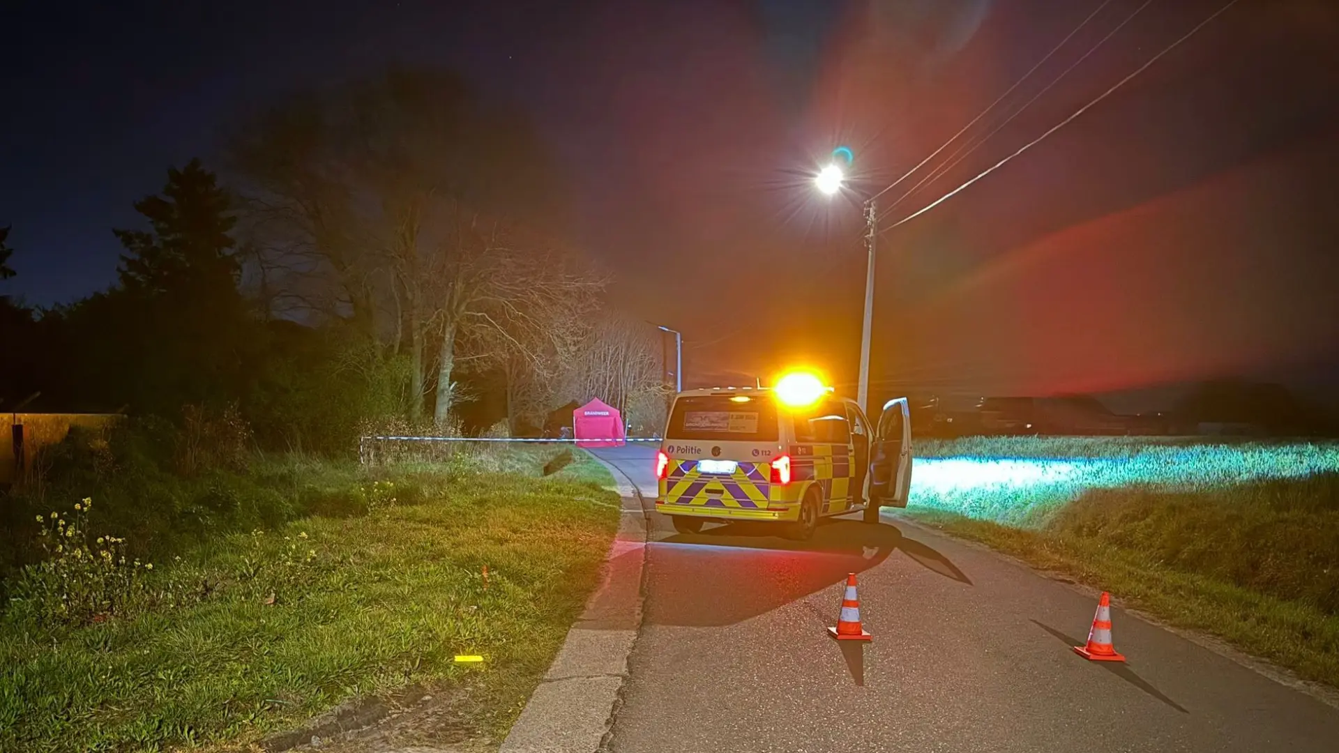 Zestiger overleden nadat wagen in gracht belandt in Herk-de-Stad