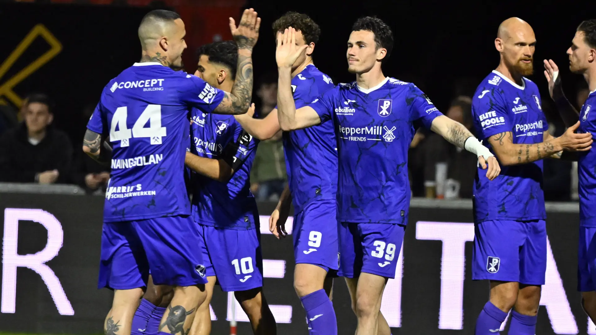 Patro Eisden zeker van play-offs na 4-0 winst tegen Royal Franc Borains