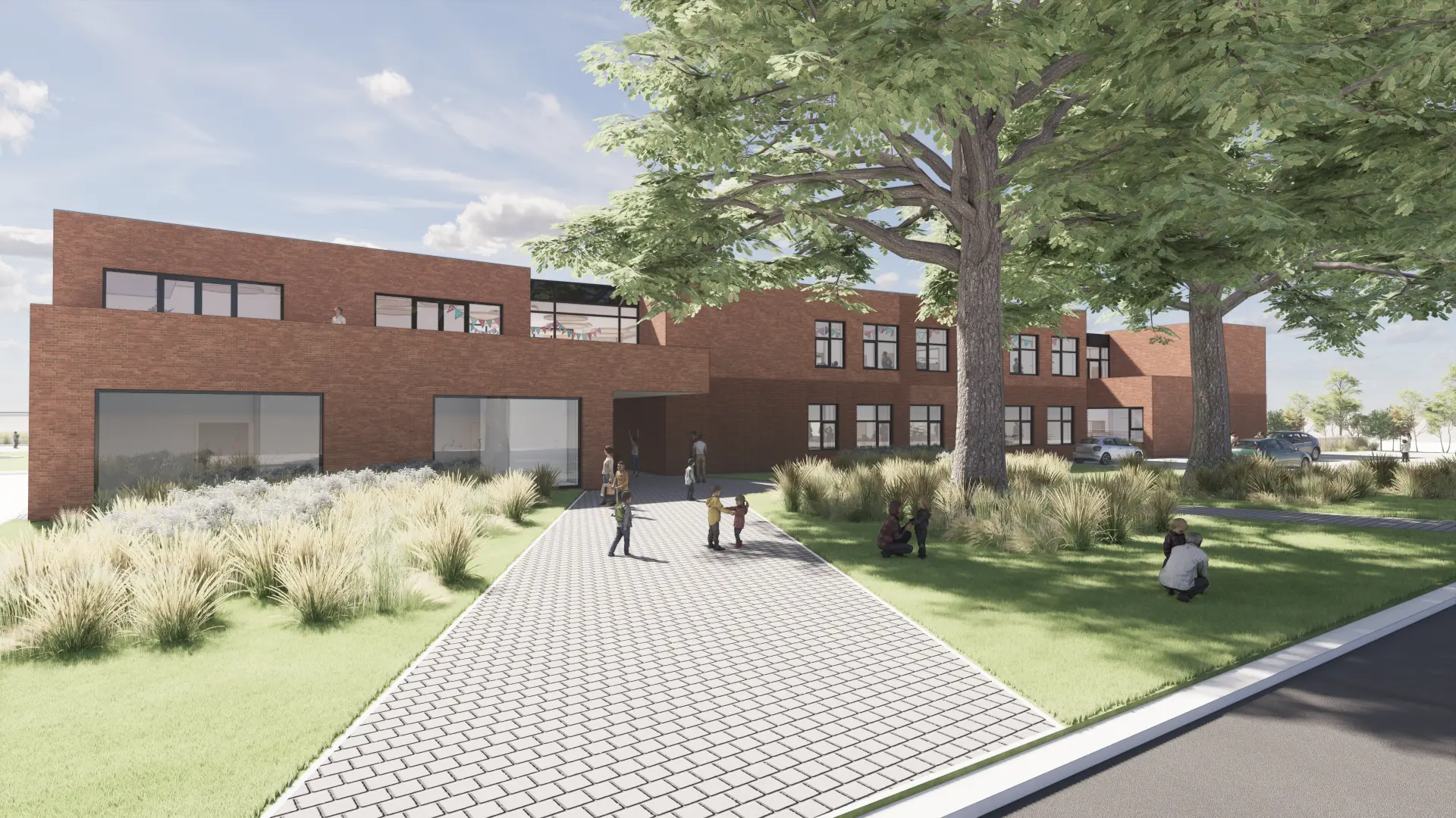 Hoofdafbeelding voor artikel Splinternieuw schoolgebouw…