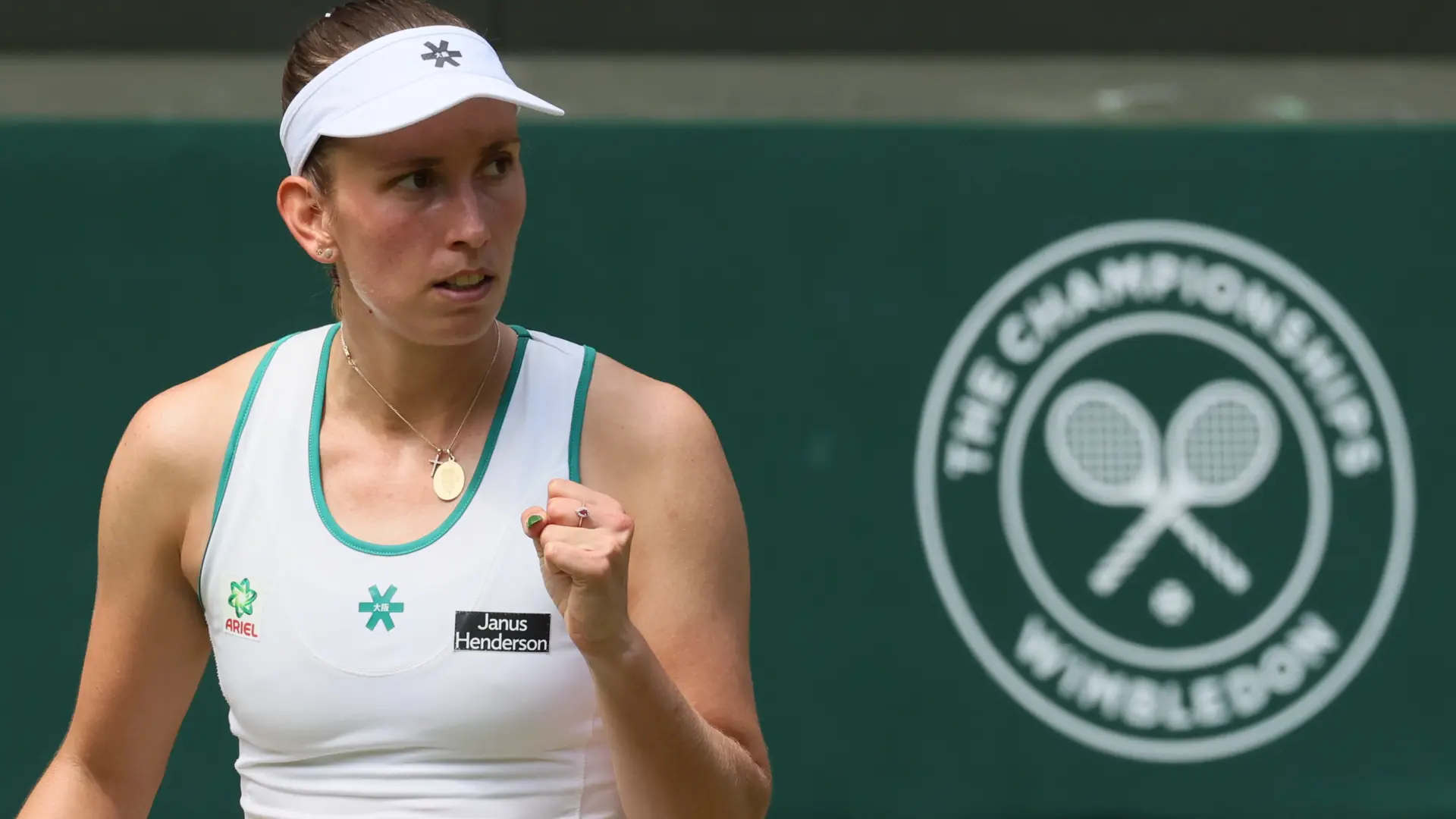 Hoofdafbeelding voor artikel Elise Mertens stunt op Wimbledon:…