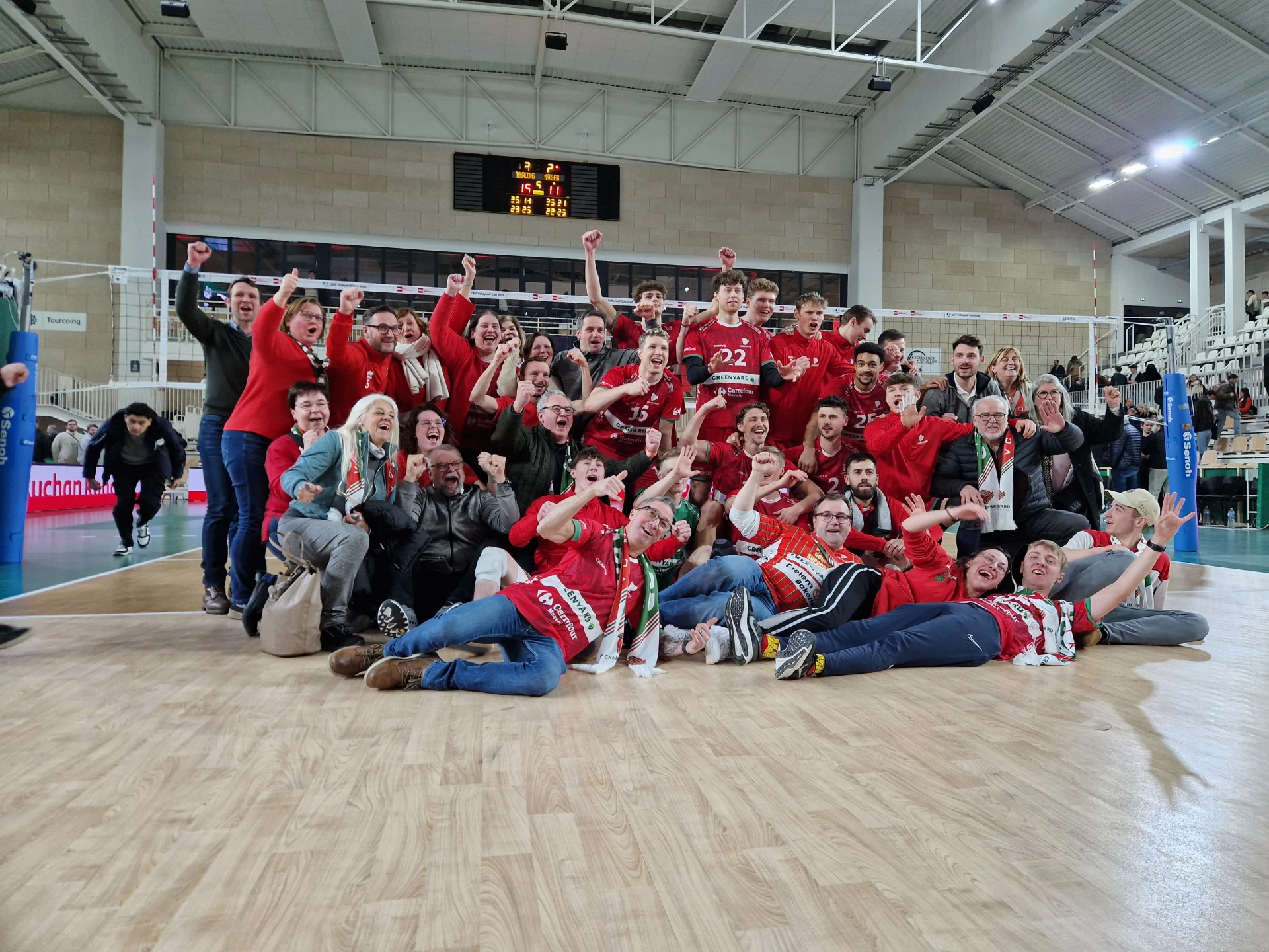 Greenyard Maaseik knikkert Franse topclub Tourcoing uit CEV Cup: "Dit is waanzinnig!"