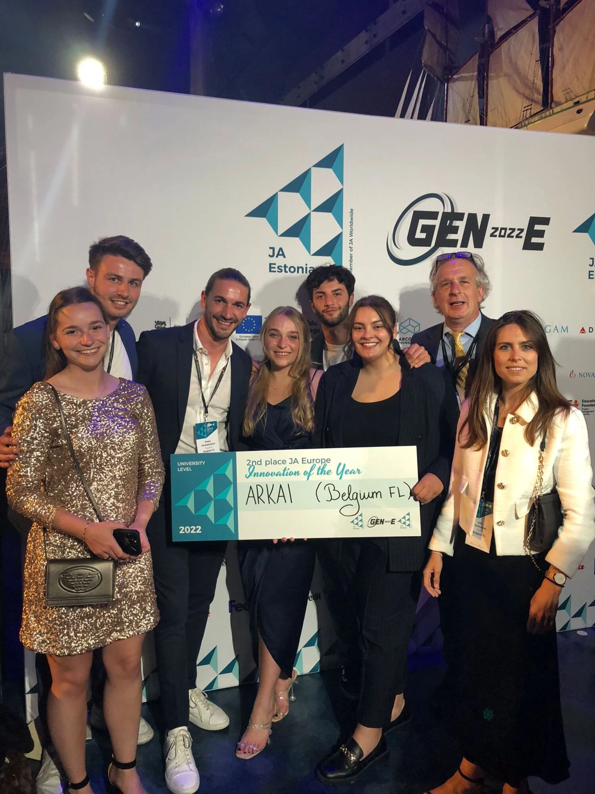 Start-up Arkaï van UHasselt-studenten behaalt tweede plaats in de Europese competitie voor student-ondernemerschap