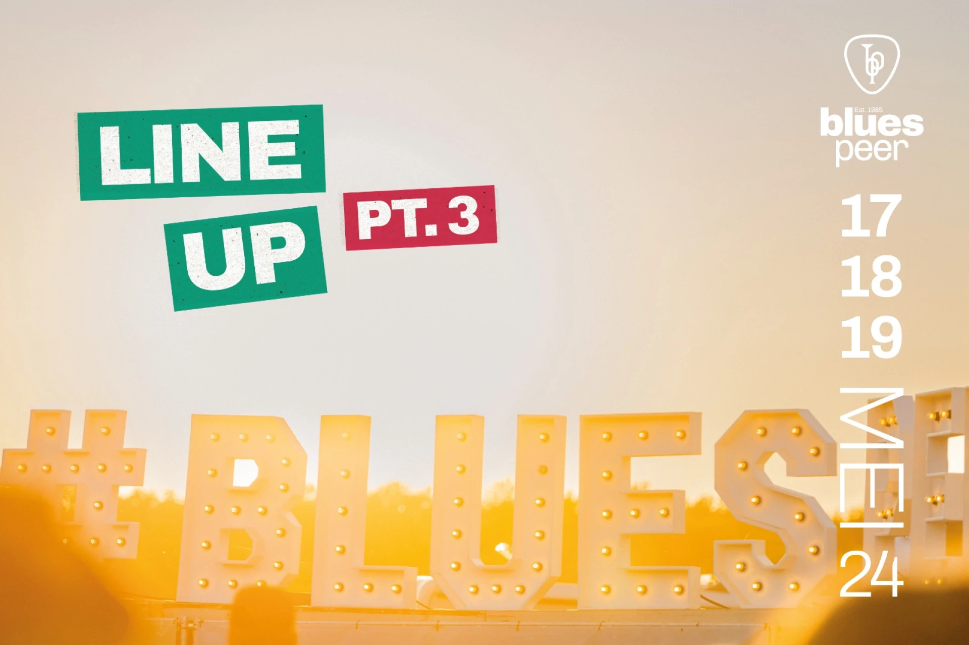 De affiche van Blues Peer bijna compleet