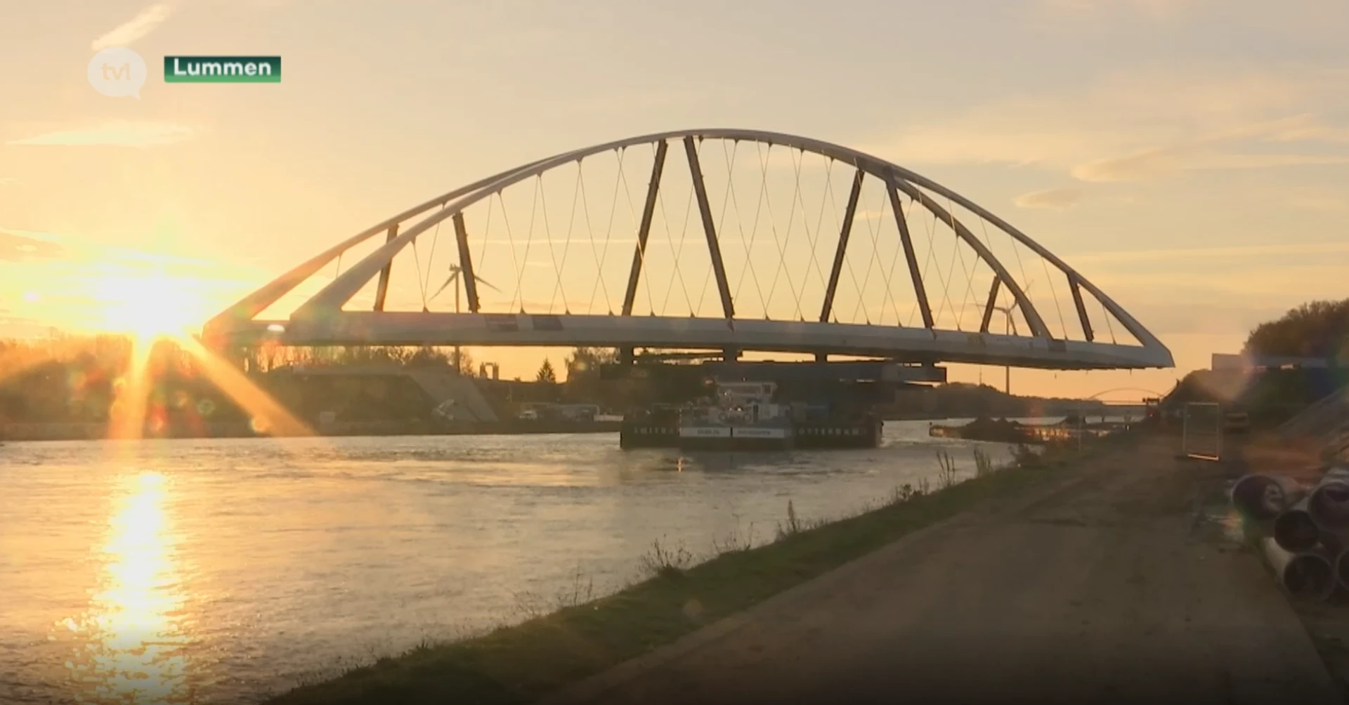 Nieuwe brug in Lummen terug open voor het verkeer