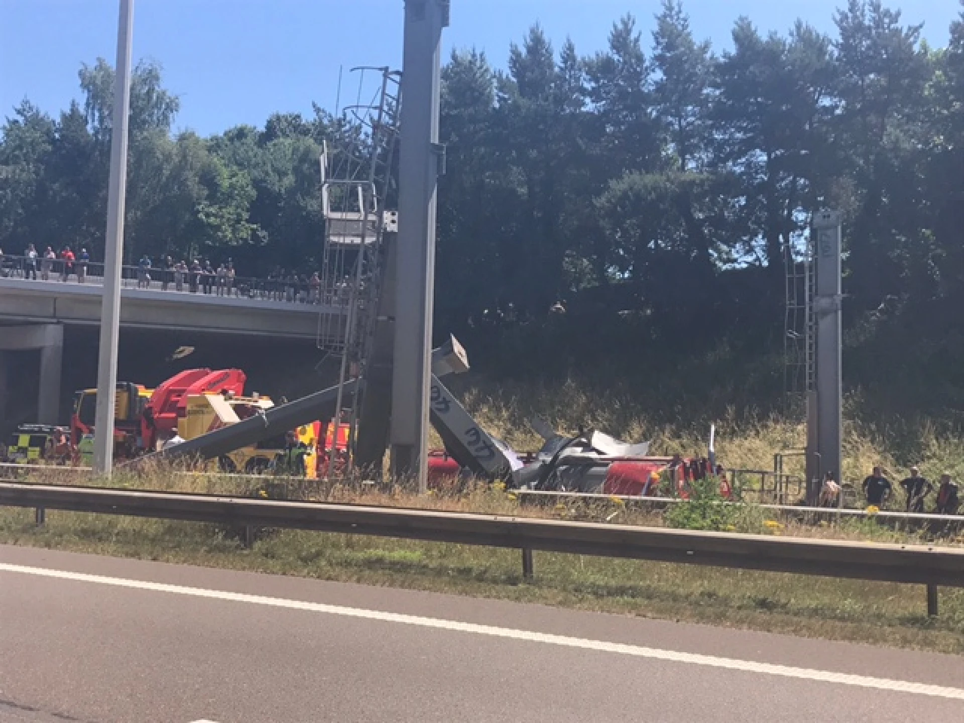 Honderden mensen vast op E314 na ongeval met truck