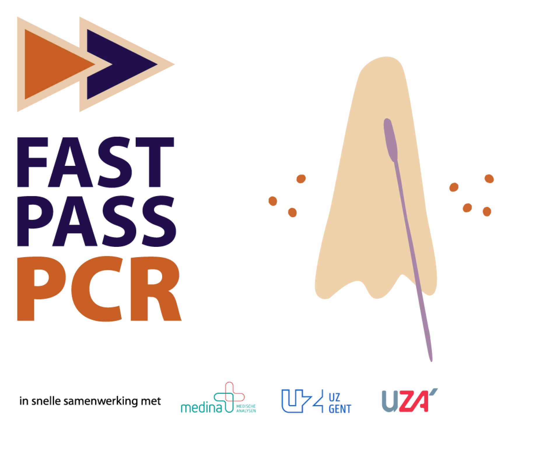 ‘Fast Pass’ PCR-testcentra geopend speciaal voor zorgverleners