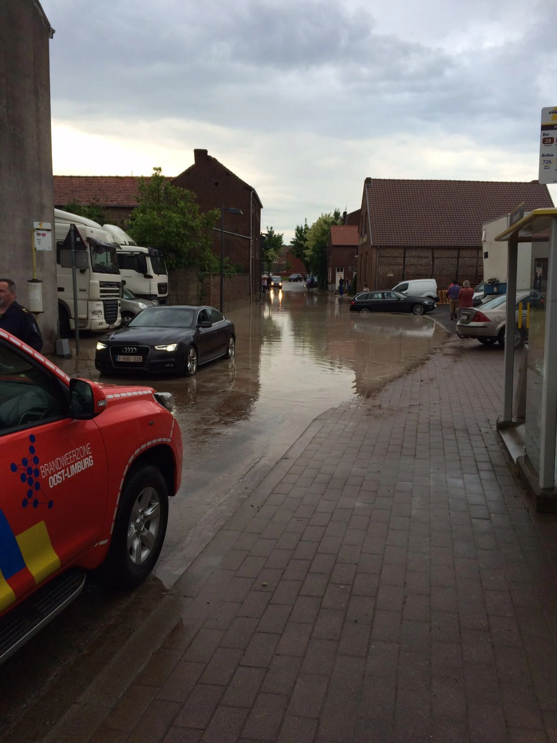 Ook vandaag hevige regenbuien en onweders in Limburg