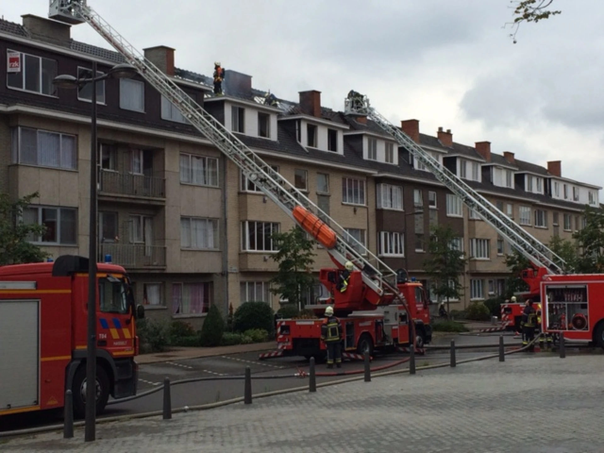 Hevige brand in Runkst