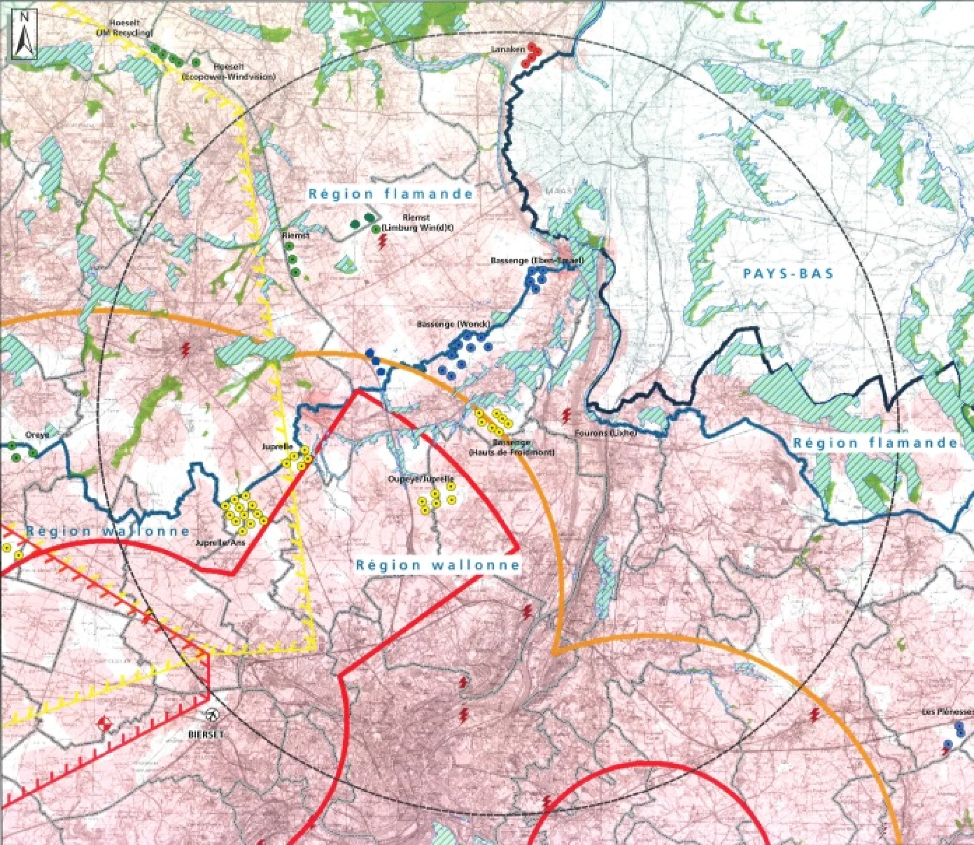 Riemst vraagt overleg tussen Vlaanderen en Wallonië over windmolens