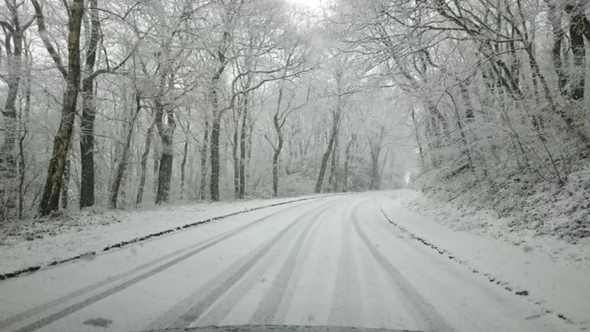 De eerste sneeuw in Limburg is gevallen