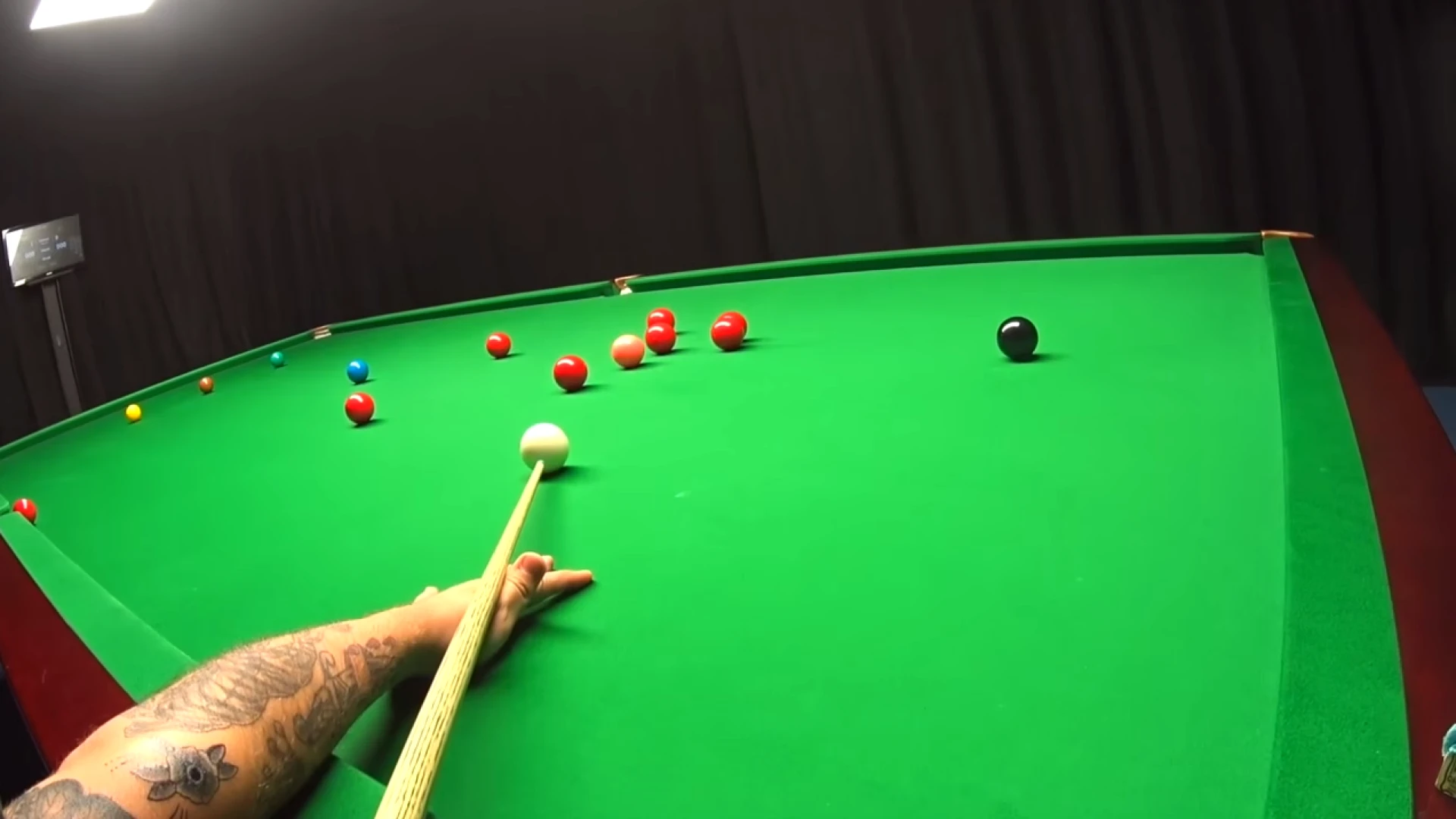 Brecel scoort 147 tijdens training en filmt alles