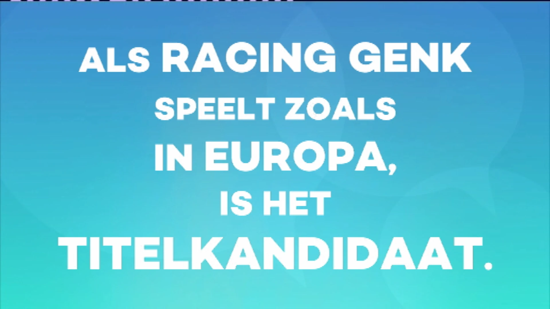 Poll Sportcafé: als Genk speelt zoals in Europa, is het titelkandidaat