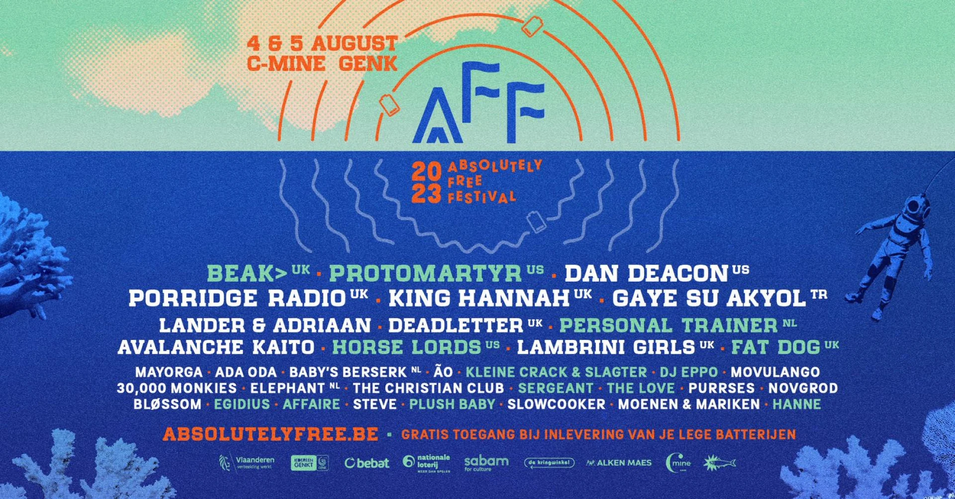 Batterijenfestival AFF in Genk wil dit jaar stunten