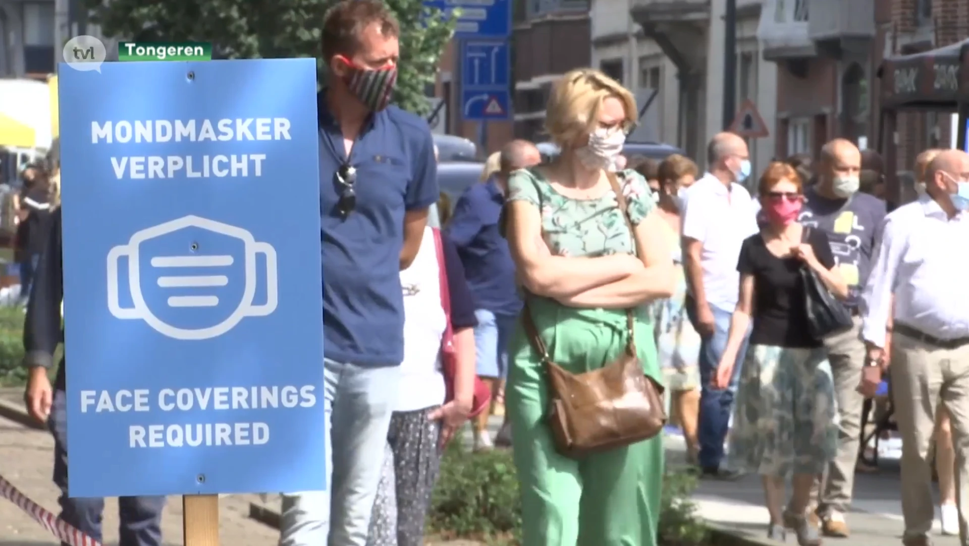 Ook stad Tongeren bouwt mondmaskerplicht af