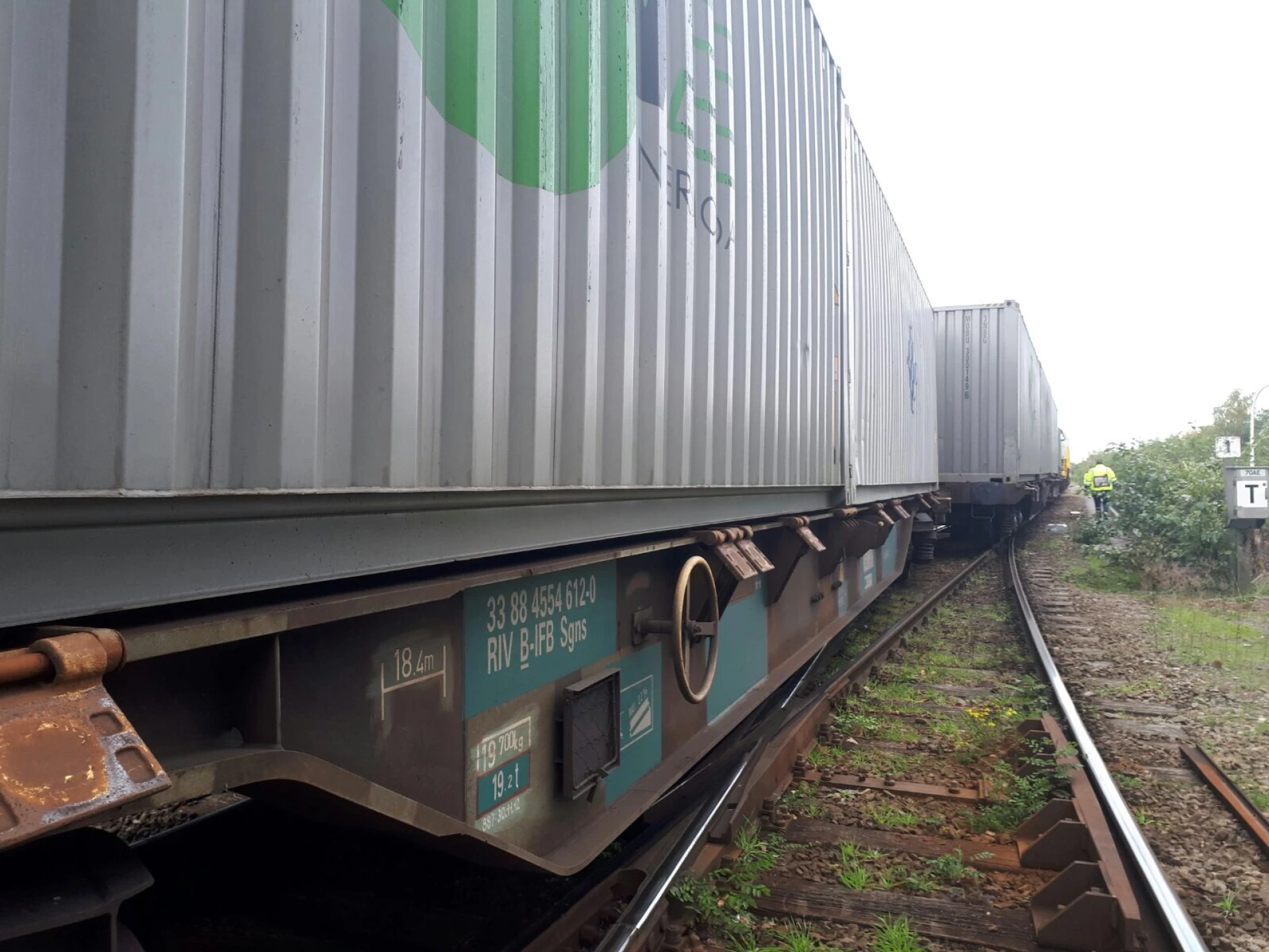 Goederentrein in Genk is ontspoord