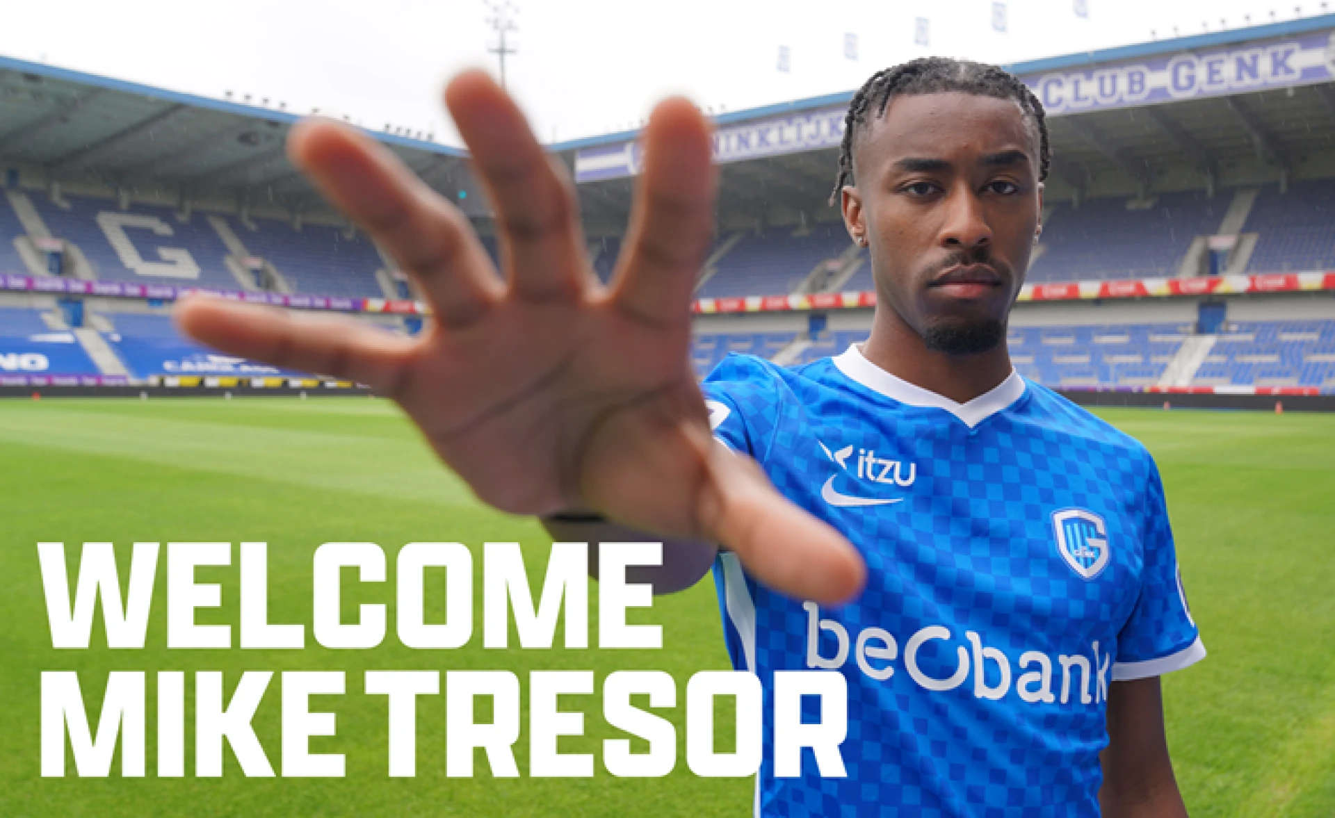 Mike Trésor tekent tot 2025 bij Racing Genk