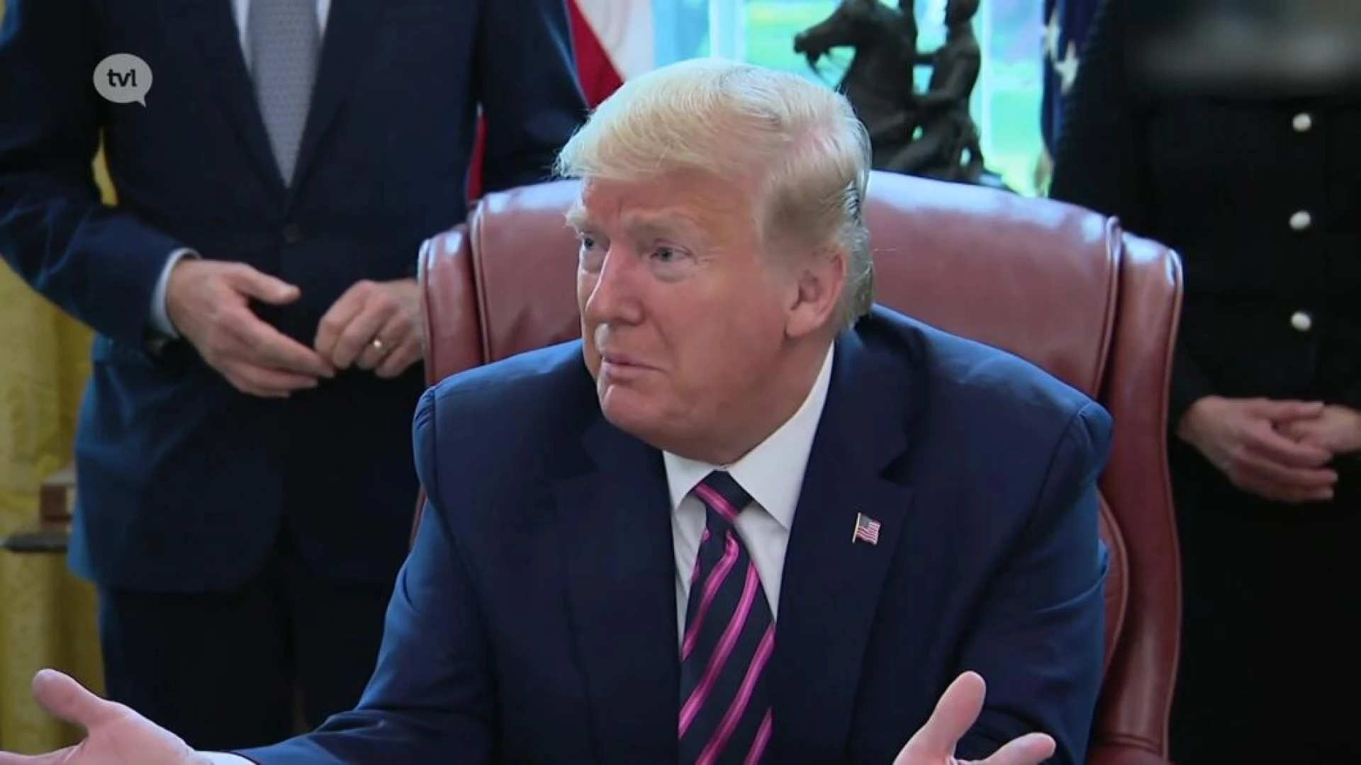 Tarievenoorlog : Trump kondigt importheffing van 20 procent aan op producten uit Europese Unie