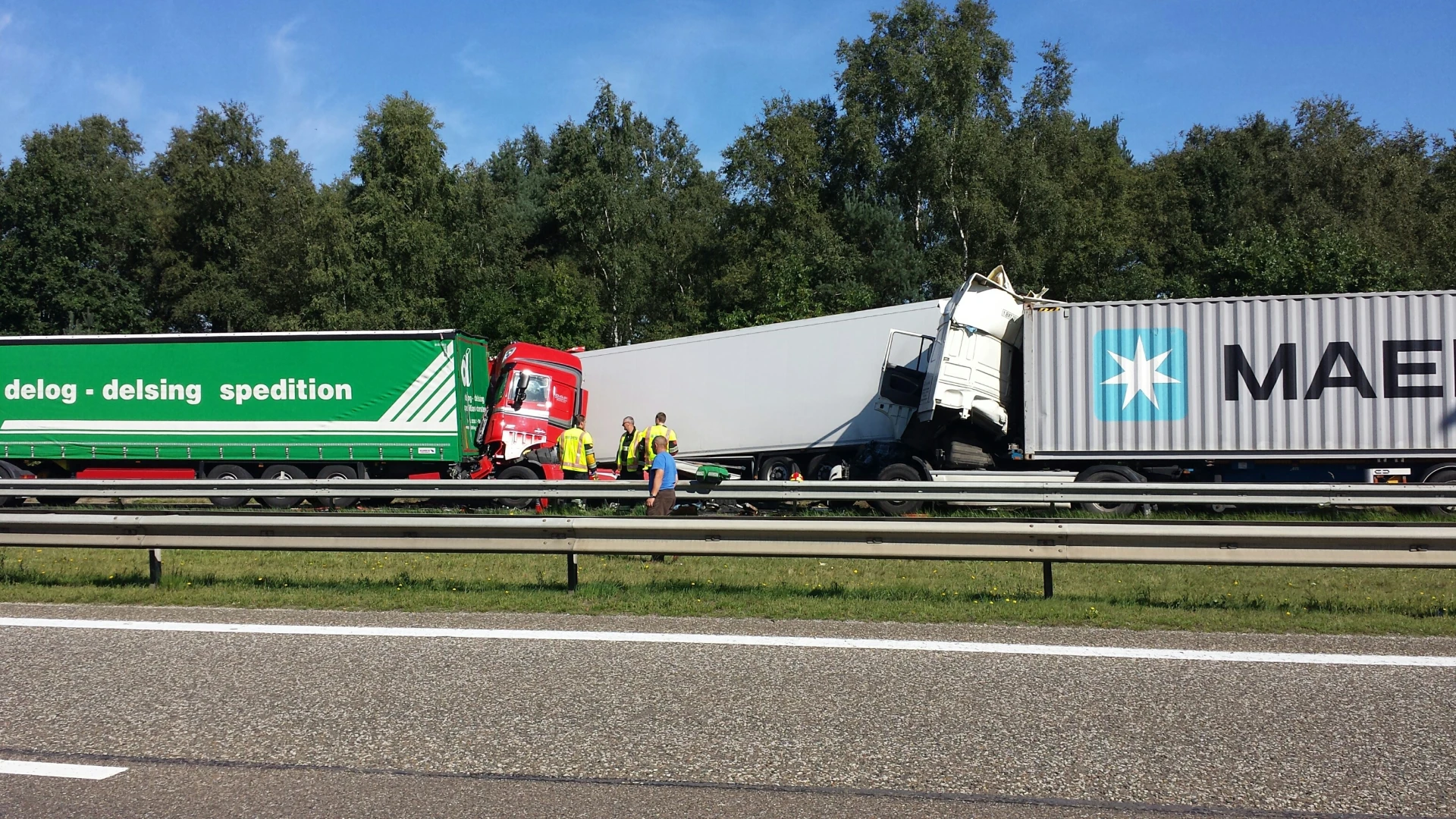 Snelweg E314 terug open