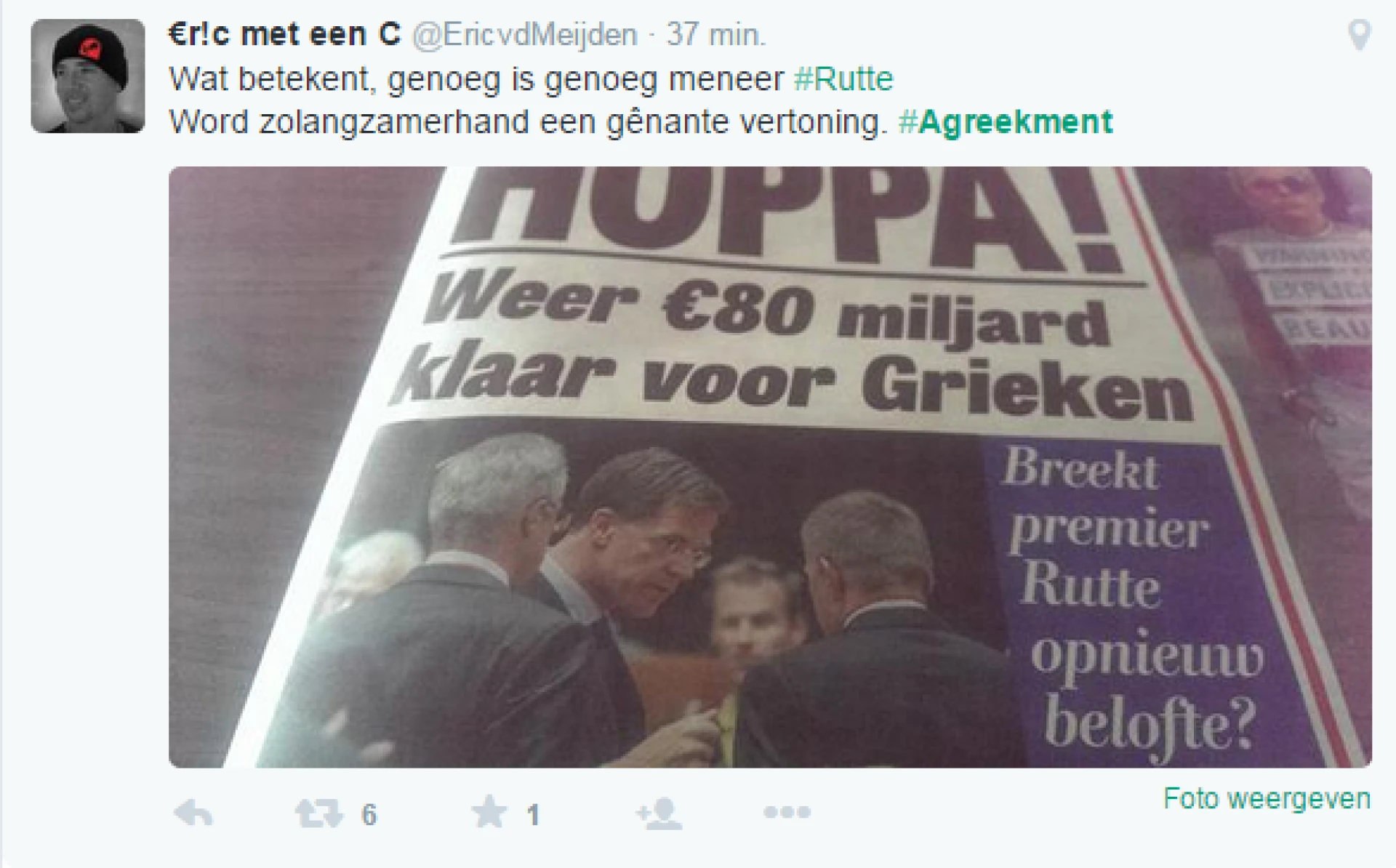 Twitter reageert furieus op de Griekse crisis
