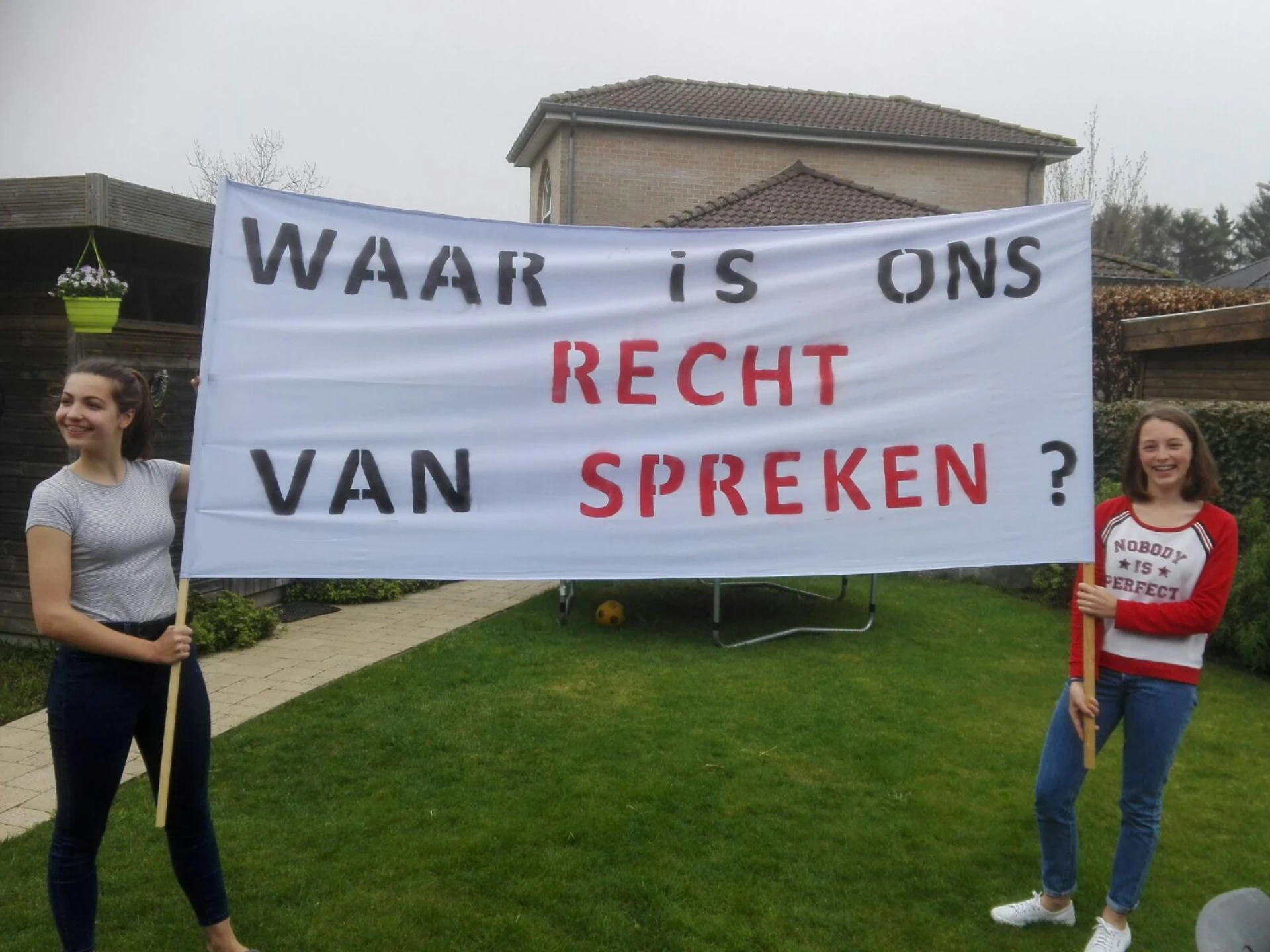 Leerlingen Wico Neerpelt voeren actie: "Waar is ons recht van spreken?"