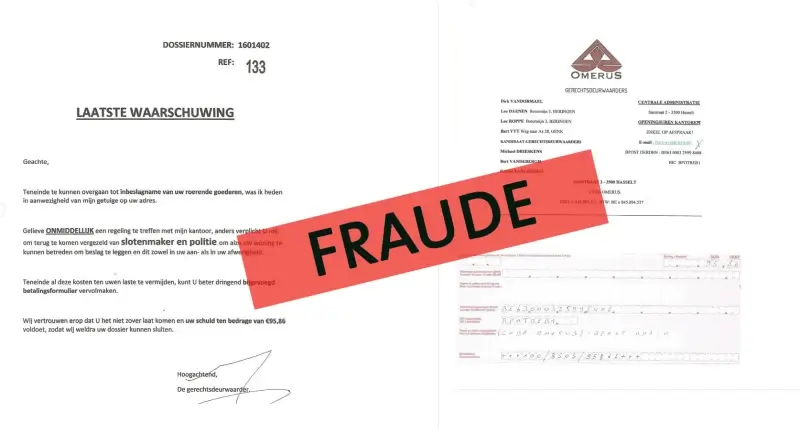 Politie Carma waarschuwt voor valse brieven gerechtsdeurwaarder