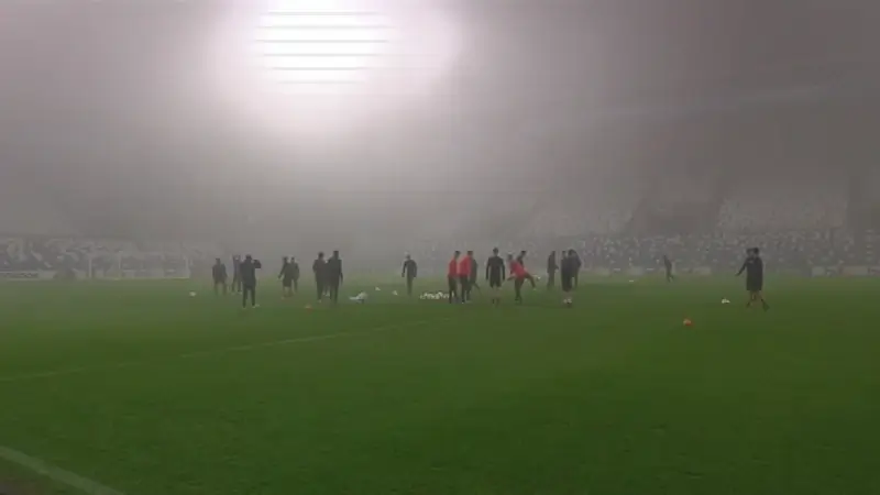 Brengt na de dichte mist nu ook een aardbeving de match van Genk in gevaar?
