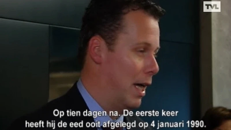 Maasmechels burgemeester Raf Terwingen legt eed af