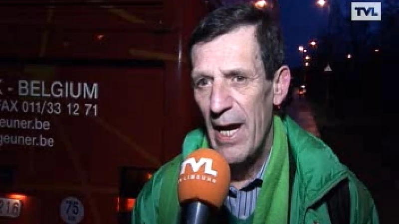 Ambtenaren en cipiers betogen in Brussel