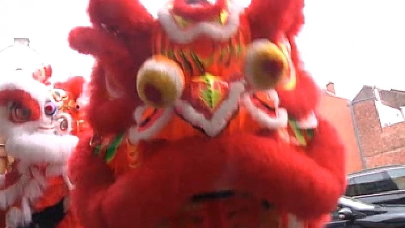 Chinezen vieren het nieuwe jaar in Hasselt