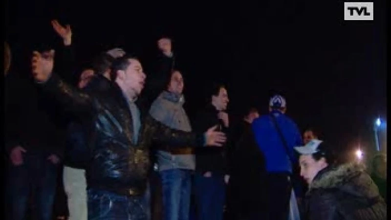Dolle vreugde bij de Genksupporters